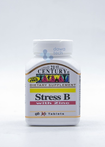 [8129] 21st Century Stress B+Zinc 60 Tab