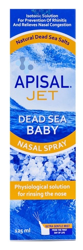 [31531] Apisal Jet NASAL Spray 125 Ml DEAD SEA (BABY)