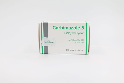[2982] Carbimazole 5mg Tab 100'S
