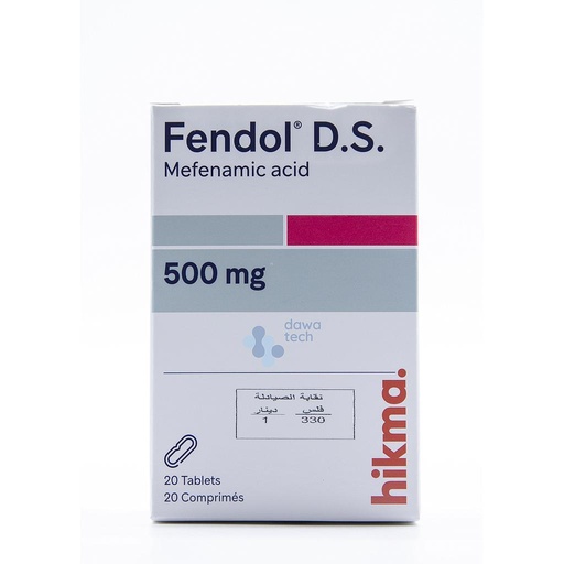 [304] Fendol 500mg D.S Tabs 20'S