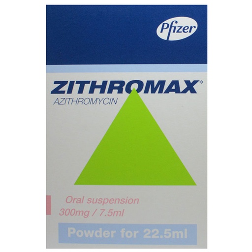 [1646] Zithromax  300mg/7.5ml Susp. 22.5ml