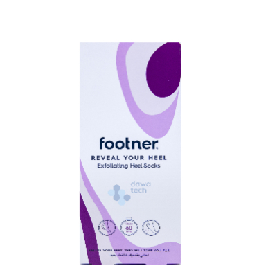 [33189] FOOTNER EXFOLIATING SOCKS (HEEL)