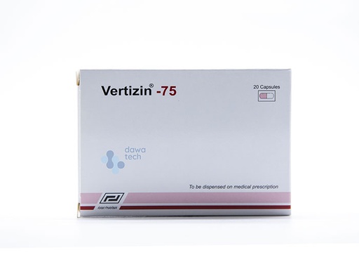[1383] Vertizin- 75 Mg, 20 Tabs