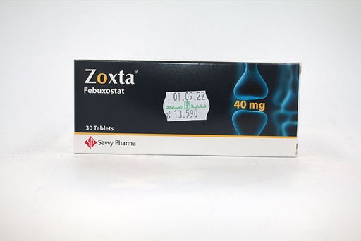 [34088] Zoxta 40mg 30tab