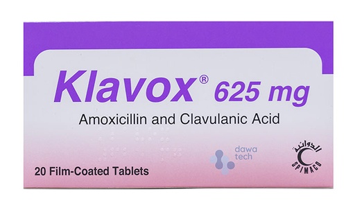 [3109] Klavox 625mg Tab  20'S