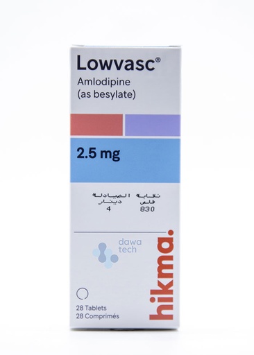 [1912] Lowvasc 2. 5mg Cap 28'S