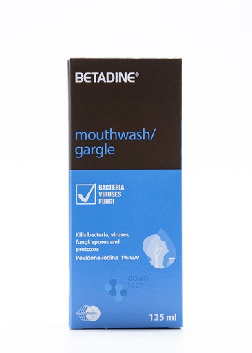[6596] Betadine Gargale & Mw 125ml