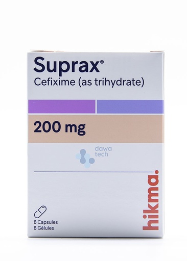 [264] Suprax 200mg Caps 8'S