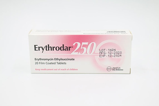 [401] Erythrodar 250mg Tab 20'S.