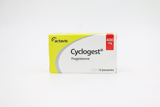 [2083] Cyclogest 400mg Supp. 15'S