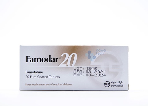 [444] Famodar 20mg Tab 20'S.
