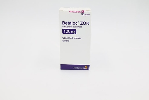 [8699] Betaloc Zok 100 Mg 30 Tablets