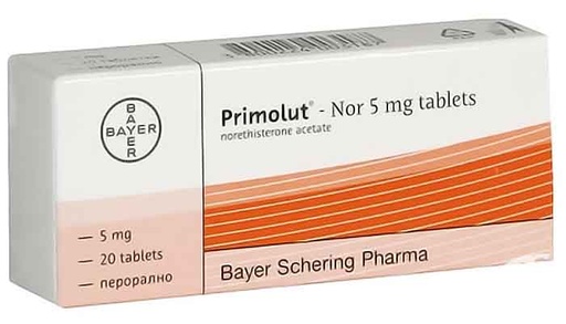 [3701] Primolut Nor 5mg Tab 30'S