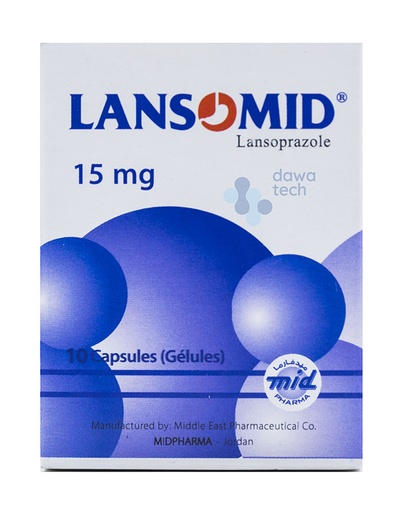 [6198] Lansomid 15mg Caps 10'S